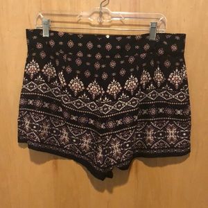 Front Zip High Rise Shorts